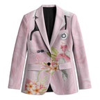 Aussie Nurse RN Pink Cockatoo Blazer