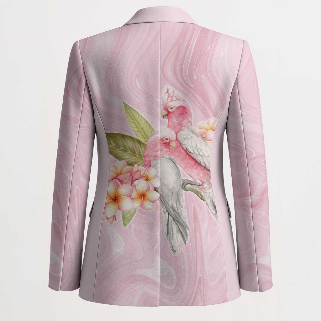 Aussie Nurse RN Pink Cockatoo Blazer