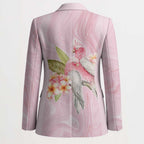 Aussie Nurse RN Pink Cockatoo Blazer