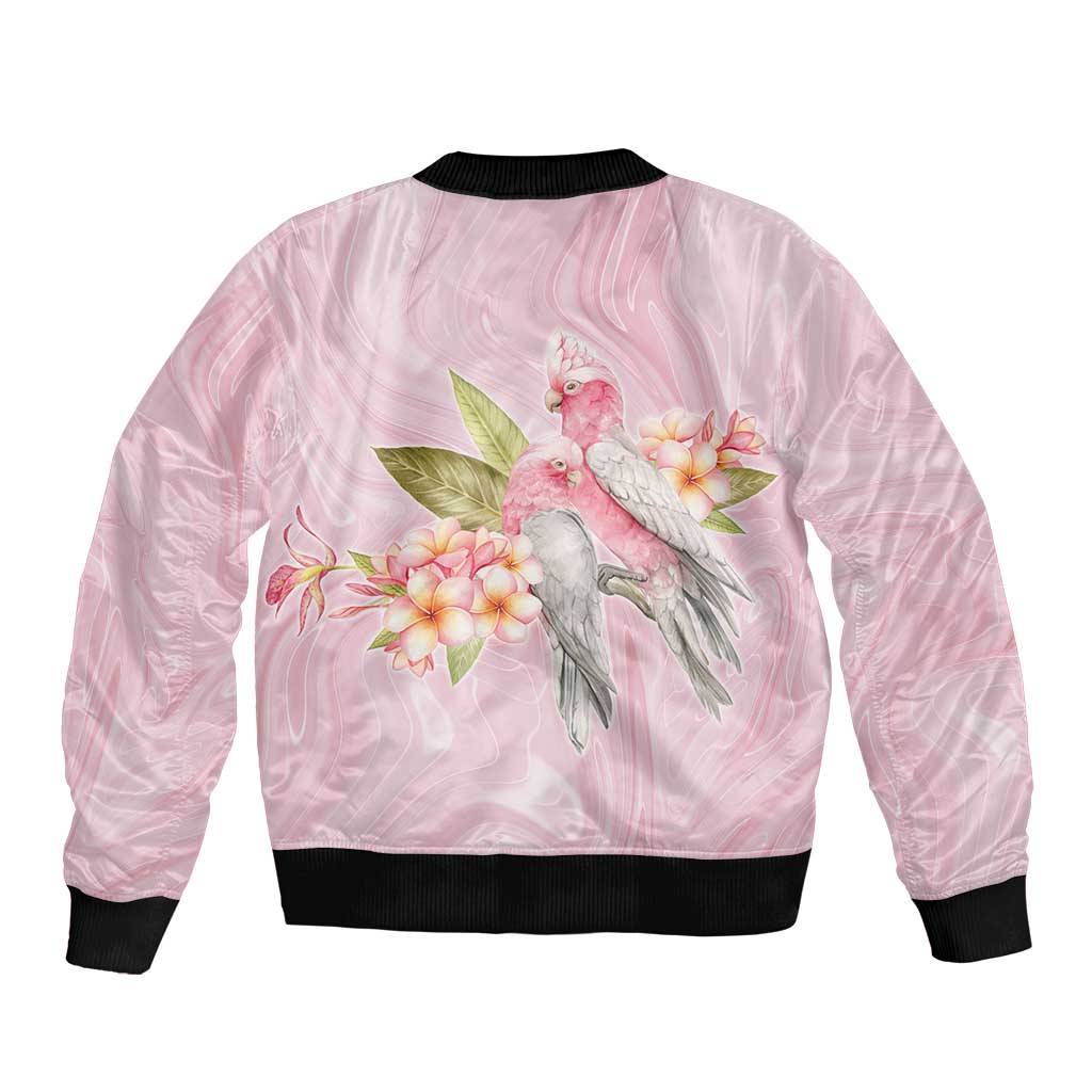 Aussie Nurse RN Pink Cockatoo Bomber Jacket