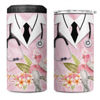 Aussie Nurse RN Pink Cockatoo 4 in 1 Can Cooler Tumbler
