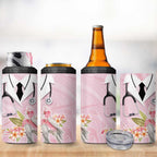 Aussie Nurse RN Pink Cockatoo 4 in 1 Can Cooler Tumbler