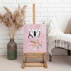 Aussie Nurse RN Pink Cockatoo Canvas Wall Art