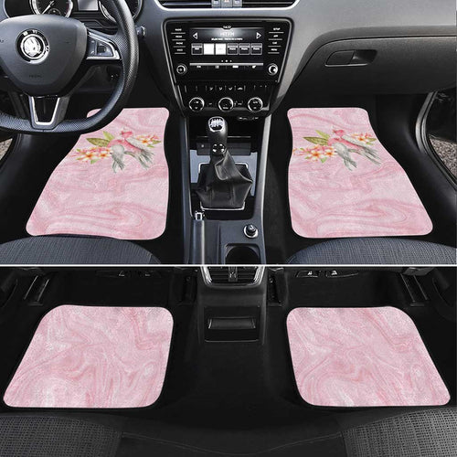 Aussie Nurse RN Pink Cockatoo Car Mats