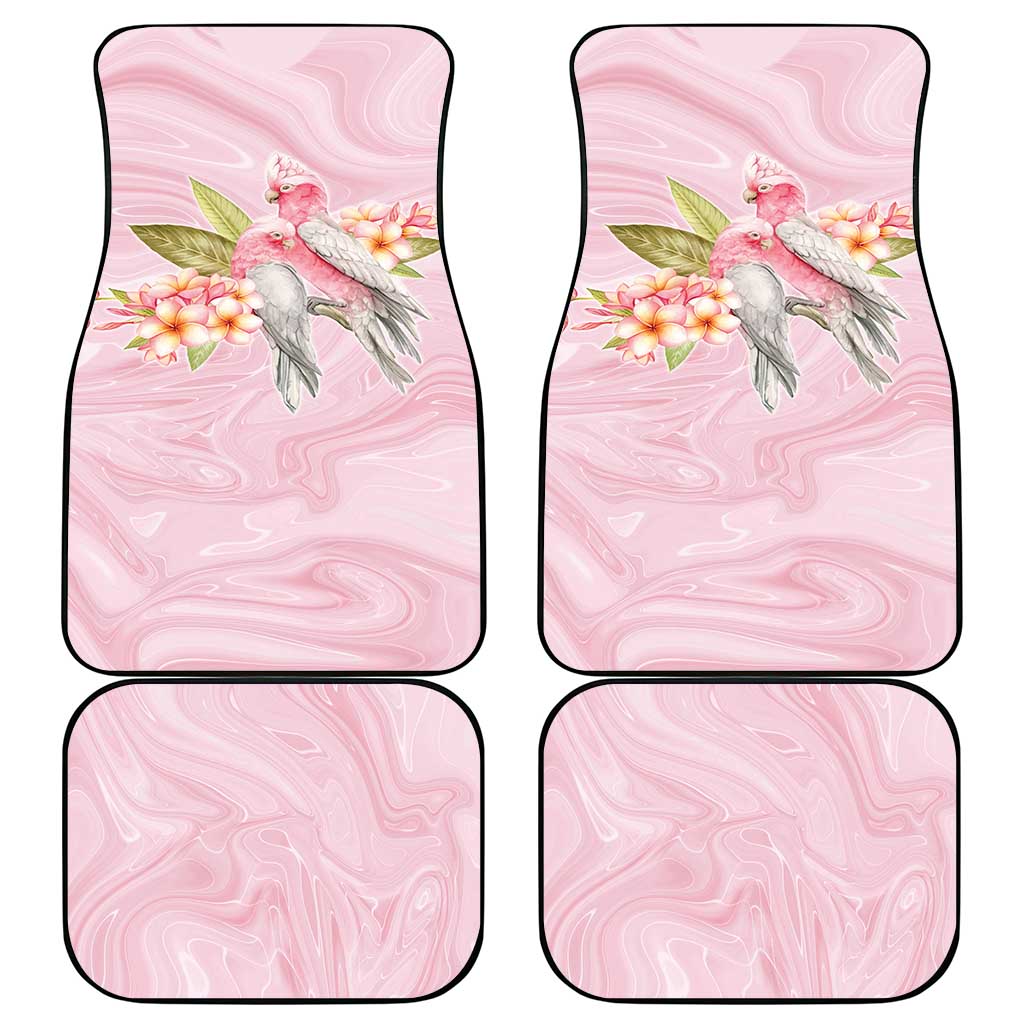 Aussie Nurse RN Pink Cockatoo Car Mats