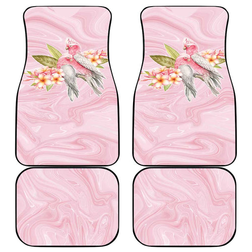 Aussie Nurse RN Pink Cockatoo Car Mats