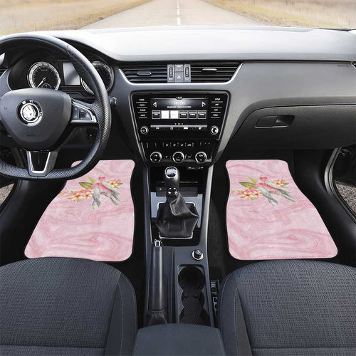 Aussie Nurse RN Pink Cockatoo Car Mats
