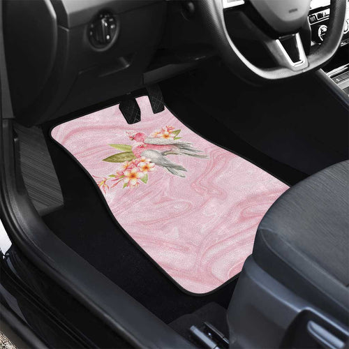Aussie Nurse RN Pink Cockatoo Car Mats