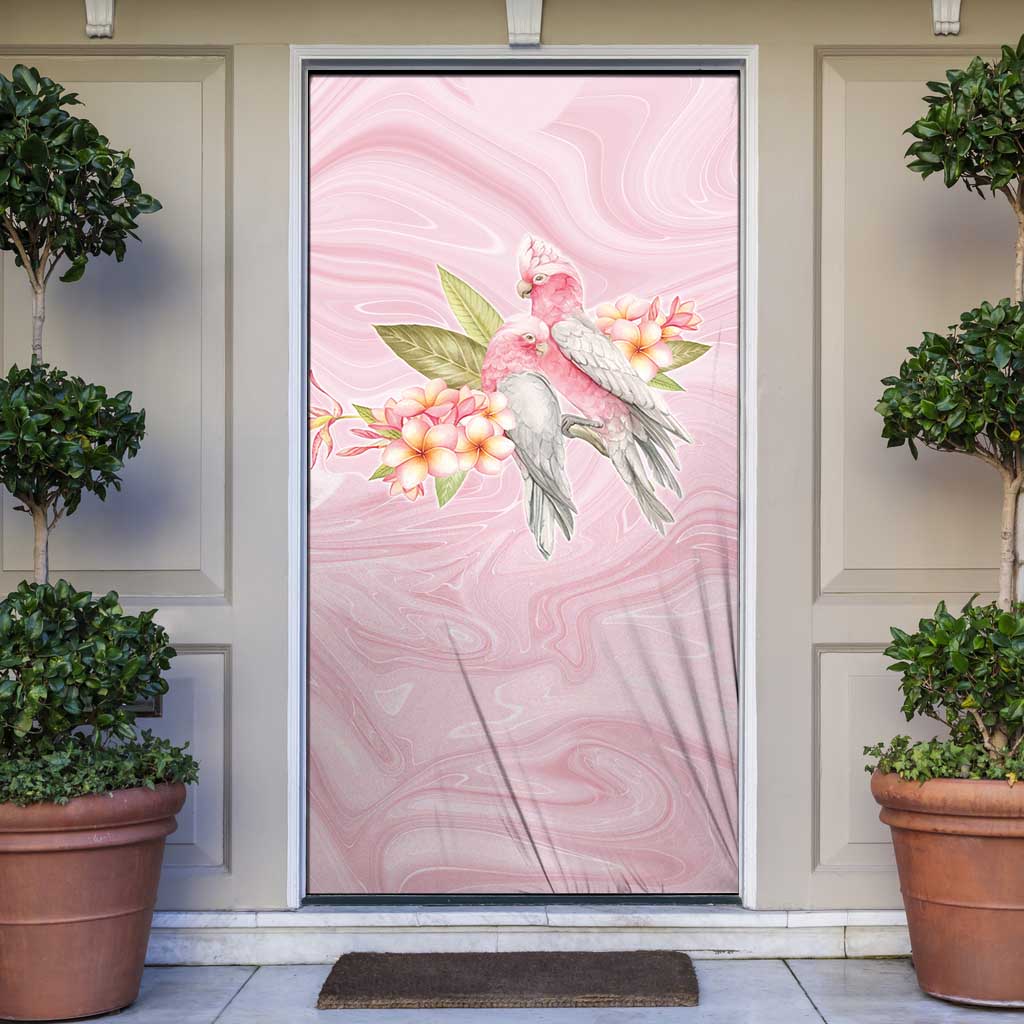 Aussie Nurse RN Pink Cockatoo Door Cover