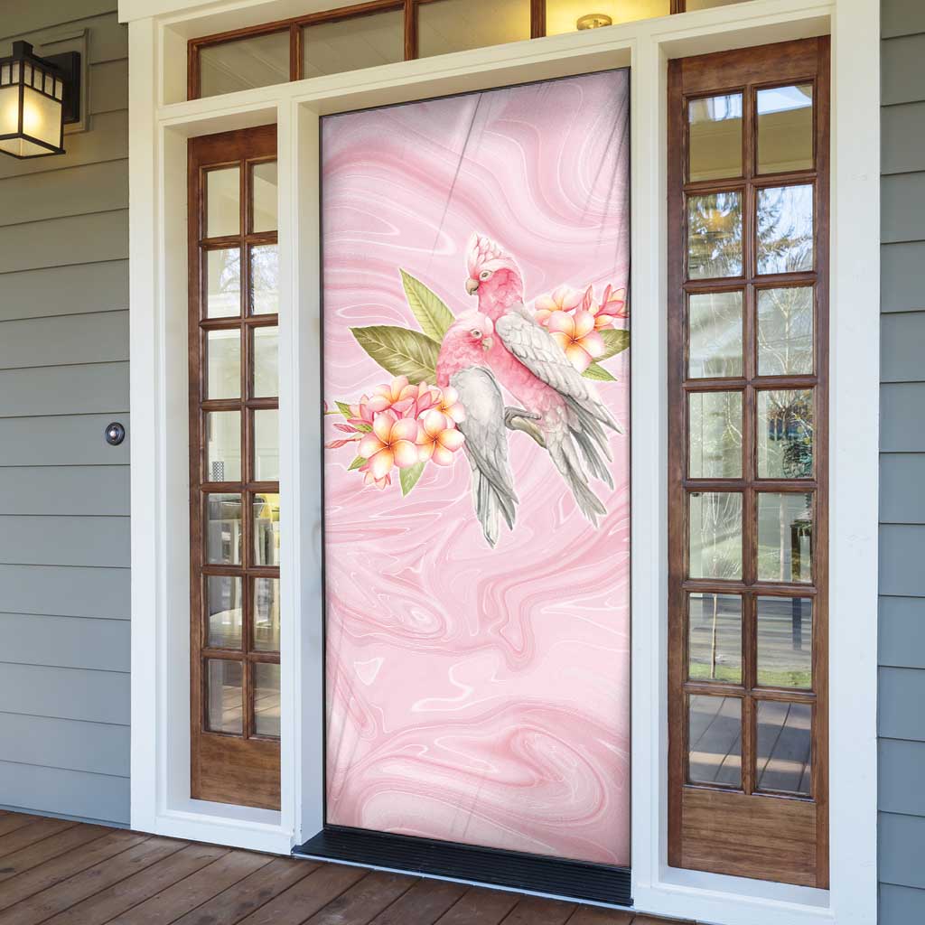 Aussie Nurse RN Pink Cockatoo Door Cover