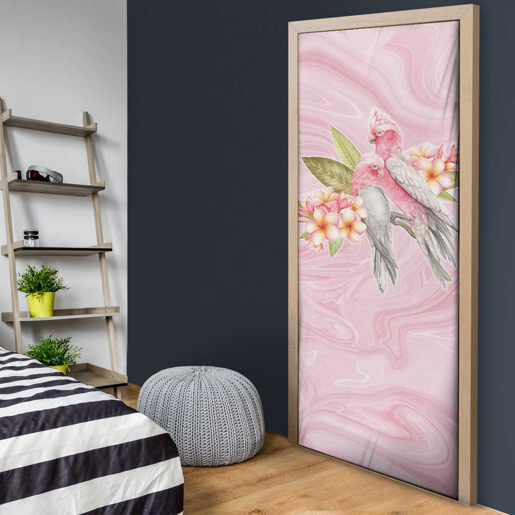 Aussie Nurse RN Pink Cockatoo Door Cover