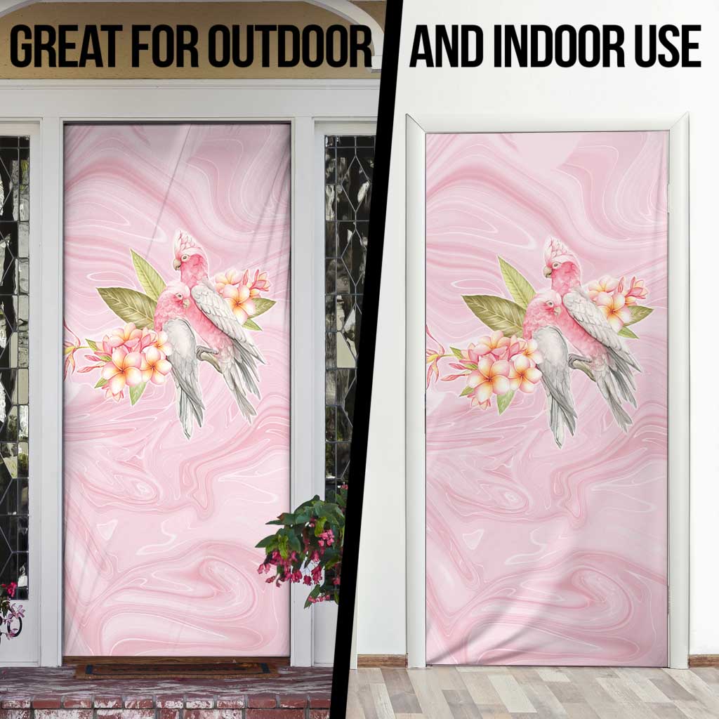 Aussie Nurse RN Pink Cockatoo Door Cover