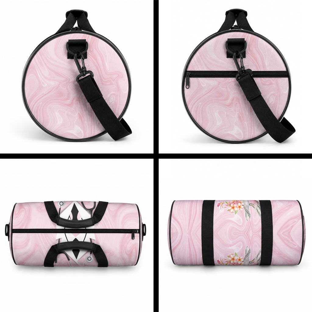 Aussie Nurse RN Pink Cockatoo Duffle Bag