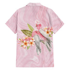 Aussie Nurse RN Pink Cockatoo Family Matching Tank Maxi Dress and Hawaiian Shirt