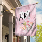 Aussie Nurse RN Pink Cockatoo Garden Flag