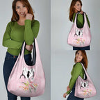 Aussie Nurse RN Pink Cockatoo Grocery Bag