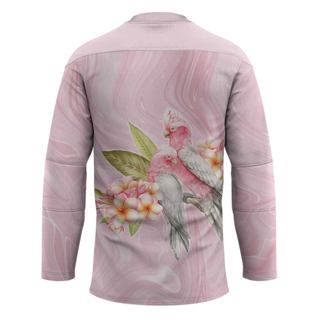 Aussie Nurse RN Pink Cockatoo Hockey Jersey