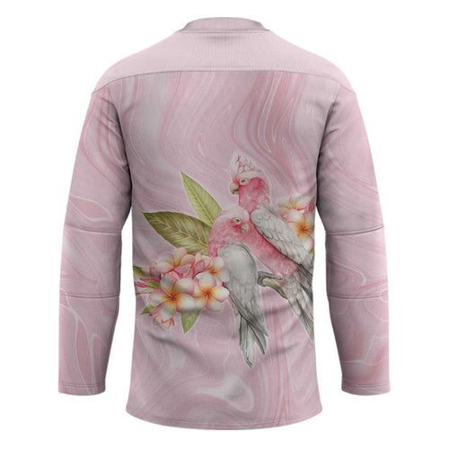 Aussie Nurse RN Pink Cockatoo Hockey Jersey