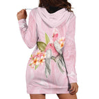 Aussie Nurse RN Pink Cockatoo Hoodie Dress