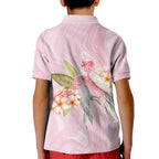 Aussie Nurse RN Pink Cockatoo Kid Polo Shirt