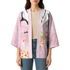 Aussie Nurse RN Pink Cockatoo Kimono