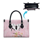 Aussie Nurse RN Pink Cockatoo Leather Bag