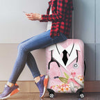 Aussie Nurse RN Pink Cockatoo Luggage Cover