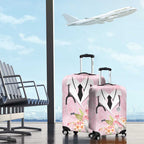 Aussie Nurse RN Pink Cockatoo Luggage Cover