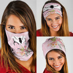 Aussie Nurse RN Pink Cockatoo Neck Gaiter