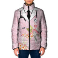 Aussie Nurse RN Pink Cockatoo Padded Jacket