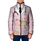 Aussie Nurse RN Pink Cockatoo Padded Jacket