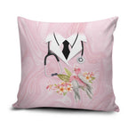 Aussie Nurse RN Pink Cockatoo Pillow Cover