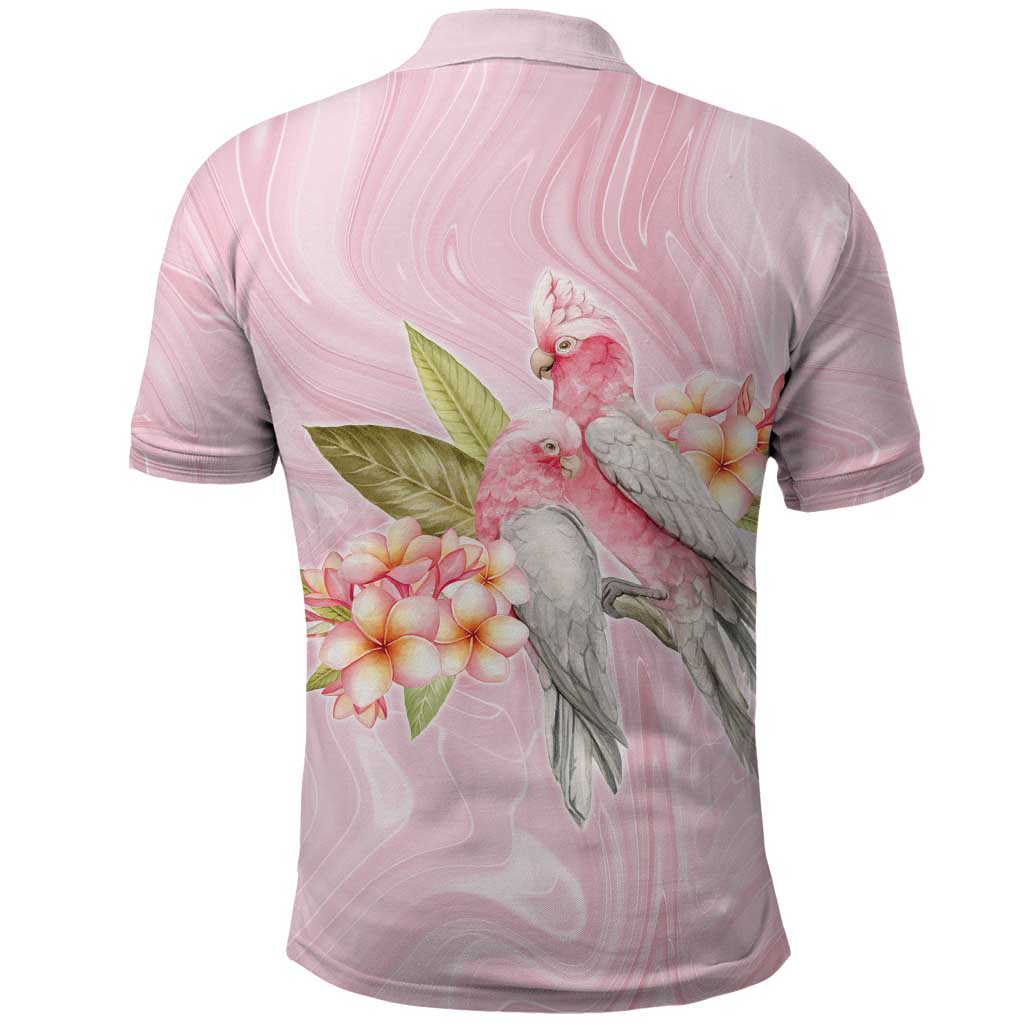 Aussie Nurse RN Pink Cockatoo Polo Shirt