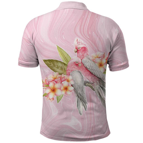 Aussie Nurse RN Pink Cockatoo Polo Shirt