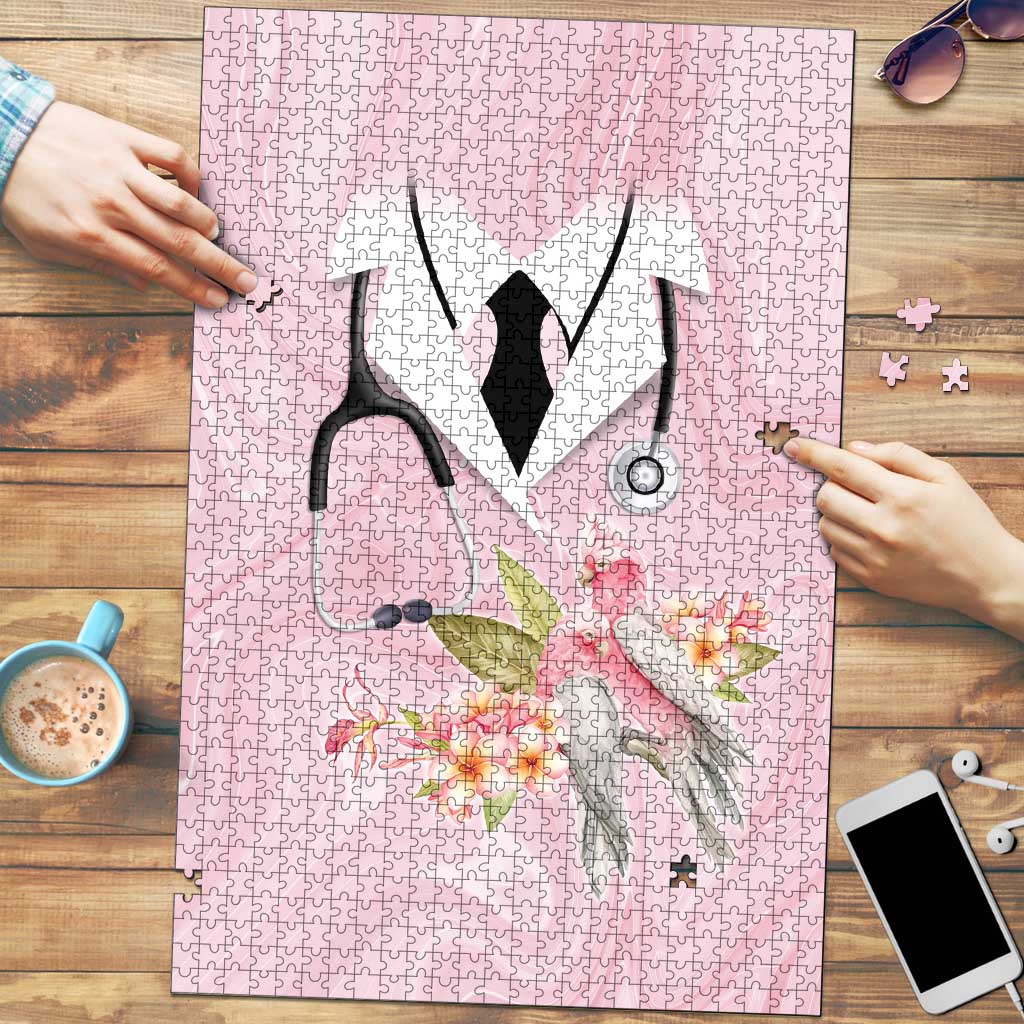 Aussie Nurse RN Pink Cockatoo Puzzle