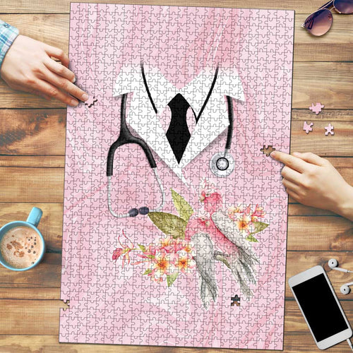 Aussie Nurse RN Pink Cockatoo Puzzle