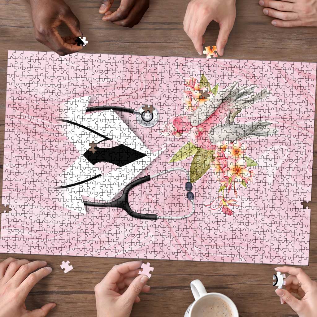 Aussie Nurse RN Pink Cockatoo Puzzle
