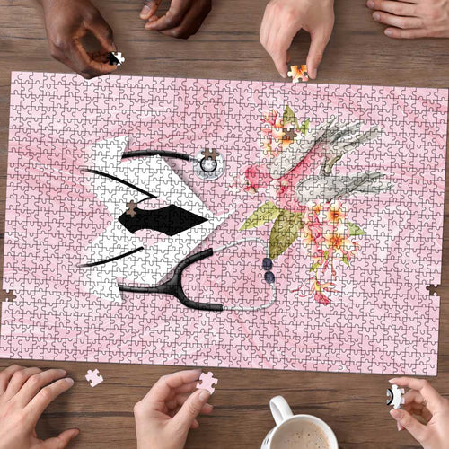 Aussie Nurse RN Pink Cockatoo Puzzle