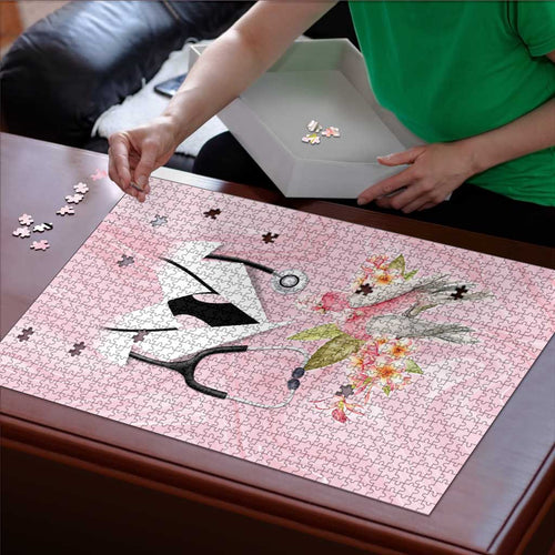 Aussie Nurse RN Pink Cockatoo Puzzle