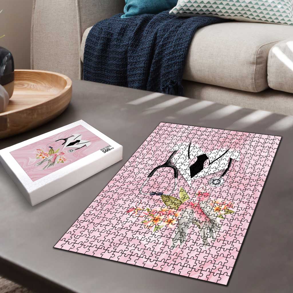 Aussie Nurse RN Pink Cockatoo Puzzle