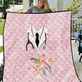 Aussie Nurse RN Pink Cockatoo Quilt