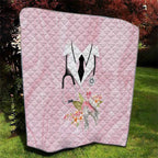 Aussie Nurse RN Pink Cockatoo Quilt