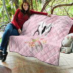 Aussie Nurse RN Pink Cockatoo Quilt
