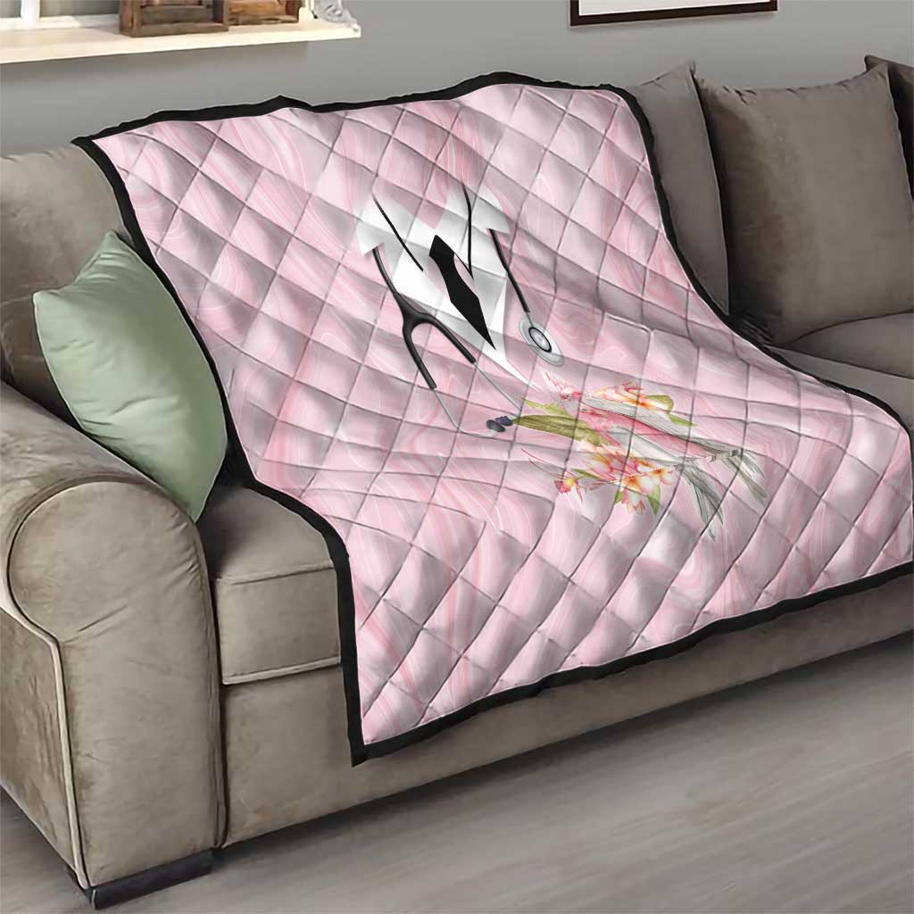 Aussie Nurse RN Pink Cockatoo Quilt