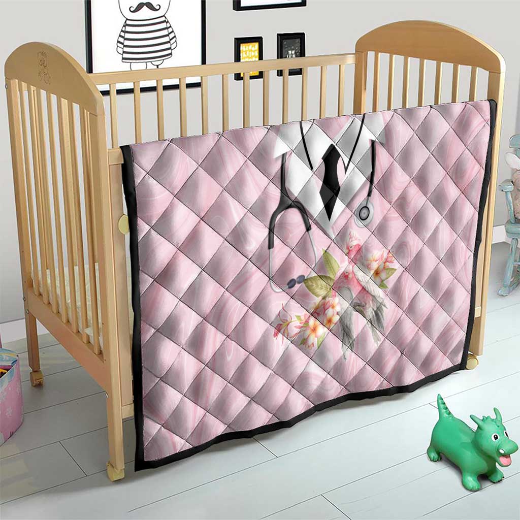 Aussie Nurse RN Pink Cockatoo Quilt