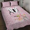 Aussie Nurse RN Pink Cockatoo Quilt Bed Set