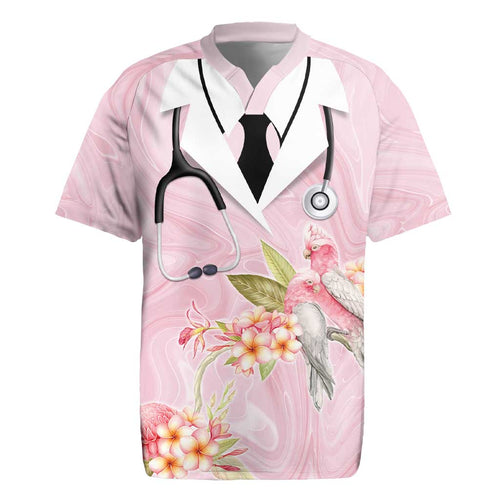 Aussie Nurse RN Pink Cockatoo Rugby Jersey