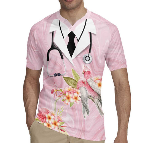 Aussie Nurse RN Pink Cockatoo Rugby Jersey