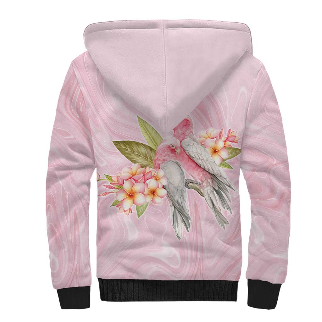 Aussie Nurse RN Pink Cockatoo Sherpa Hoodie