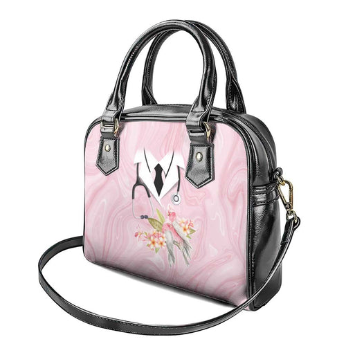 Aussie Nurse RN Pink Cockatoo Shoulder Handbag